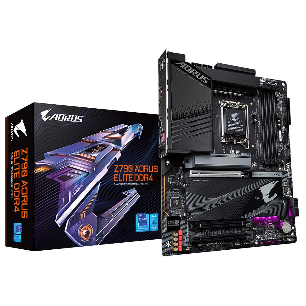 GIGABYTE MB Sc LGA1700 Z790 AORUS ELITE DDR4, Intel Z790, 4xDDR4, 1xHDMI, WI-FI Z790 A ELITE DDR4
