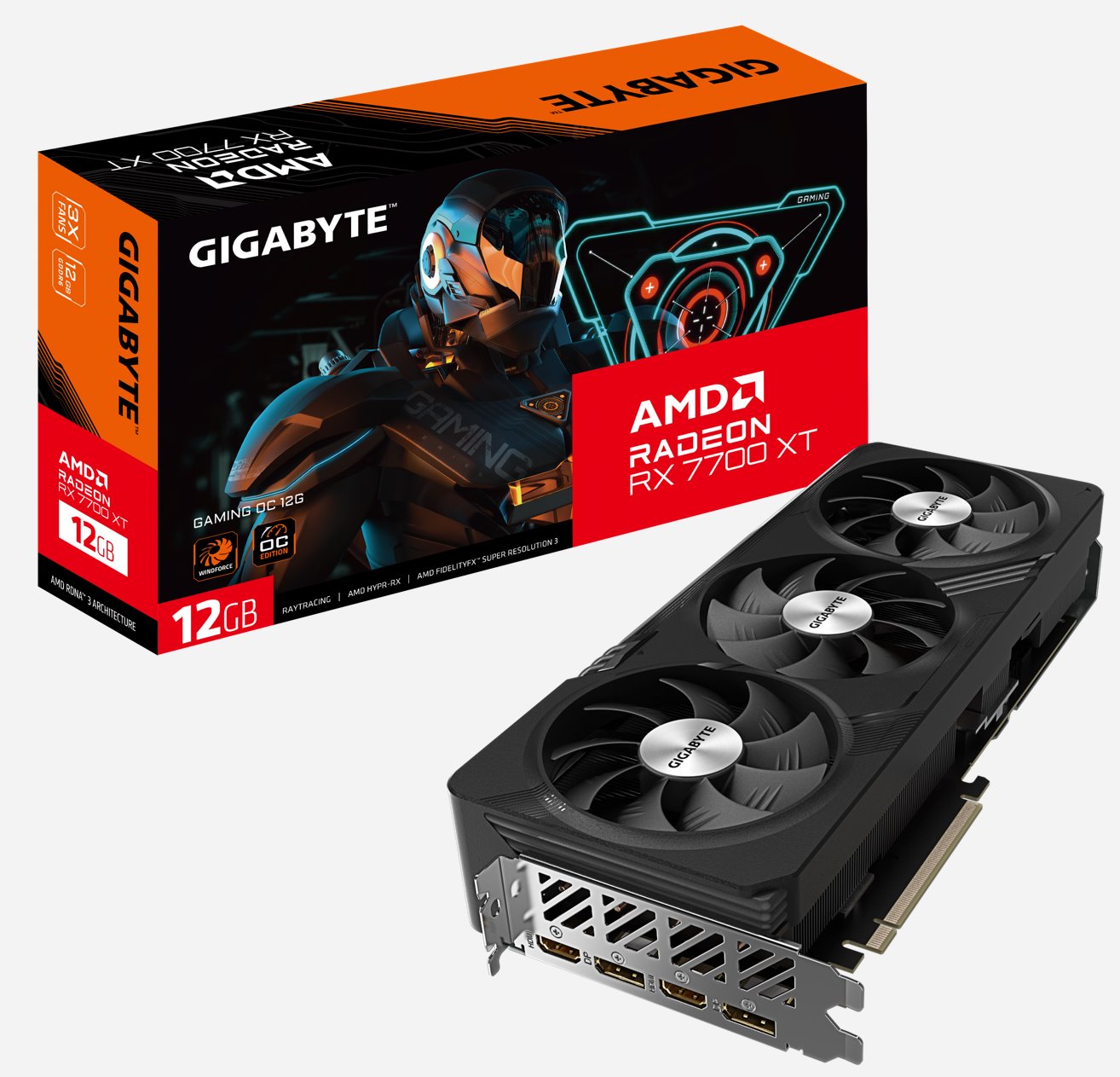 Gigabyte Radeon RX 7700 XT GAMING OC 12G GV-R77XTGAMING OC-12GD
