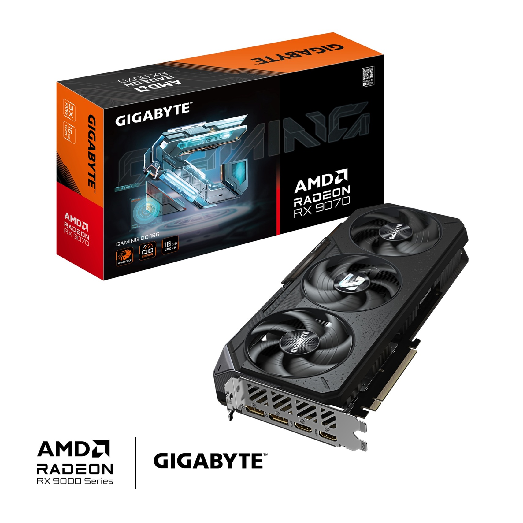 GIGABYTE Radeon RX 9070 16G/Gaming/16GB/GDDR6 GV-R9070GAMING-16GD