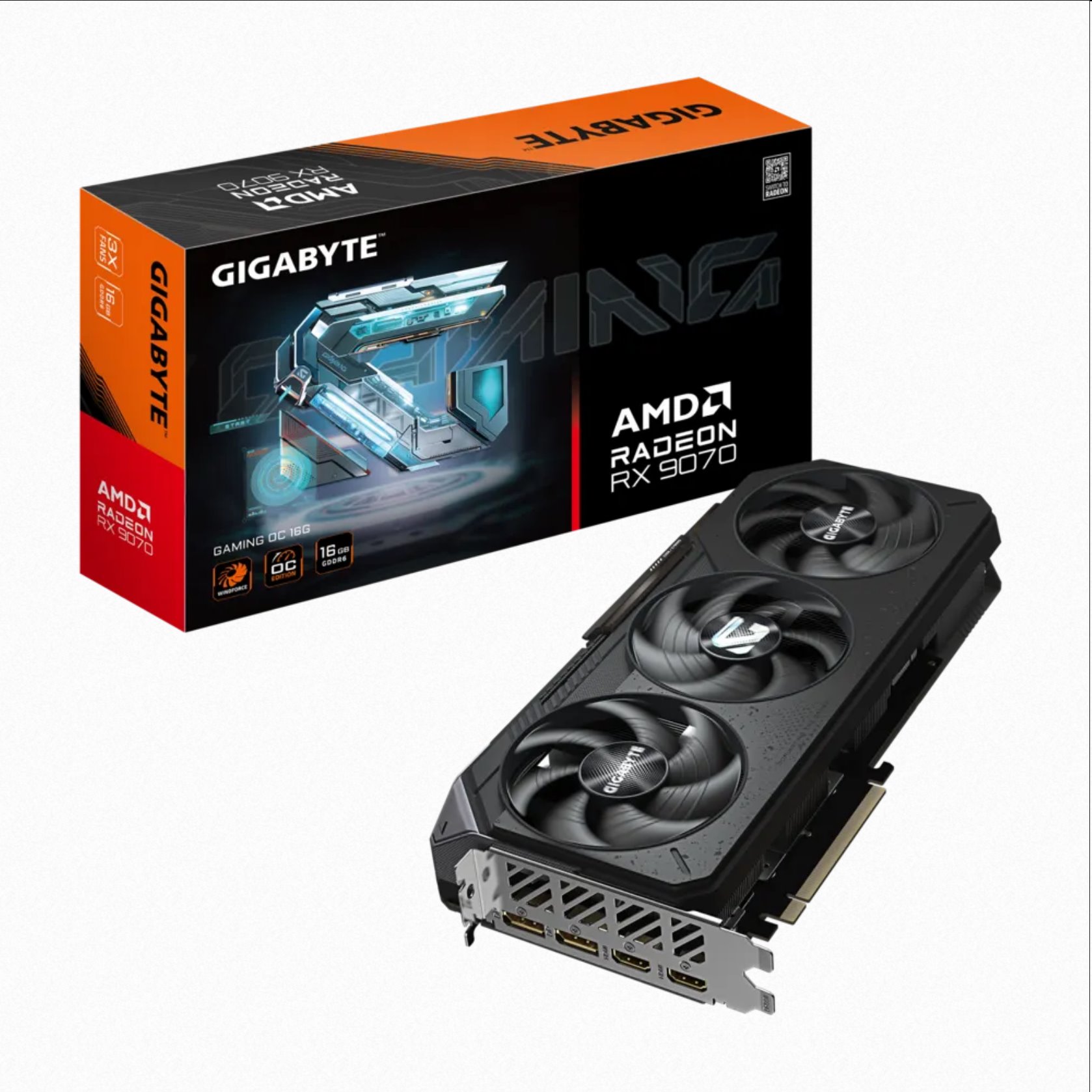 GIGABYTE Radeon RX 9070/Gaming/OC/16GB/GDDR6 GV-R9070GAMING OC-16GD