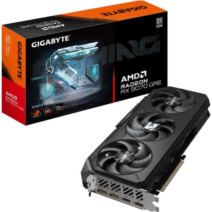 Gigabyte Radeon RX 9070 GRE GAMING OC 12G GV-R907GREGAMING OC-12GD