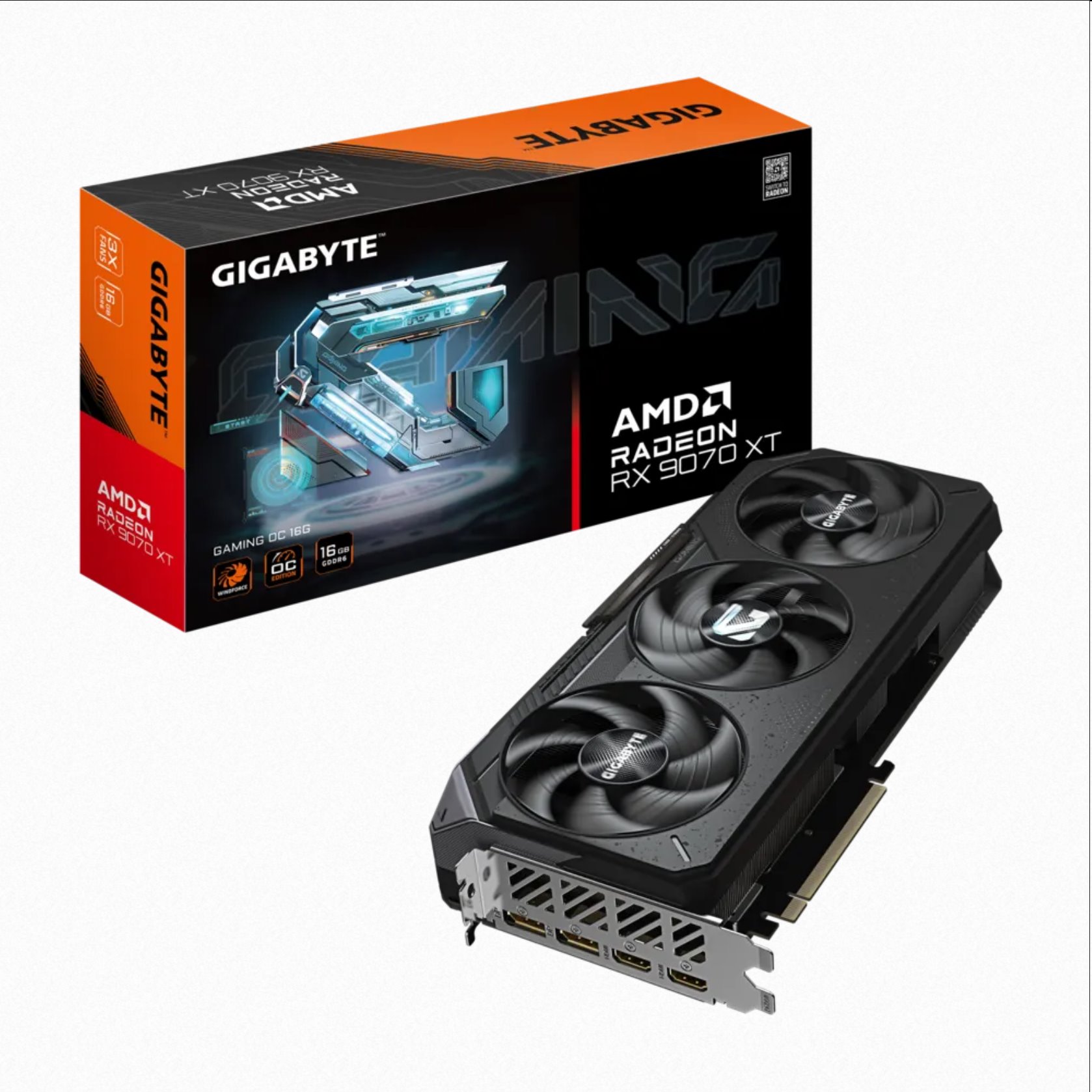 GIGABYTE Radeon RX 9070 XT/Gaming/OC/16GB/GDDR6 GV-R9070XTGAMING OC-16GD