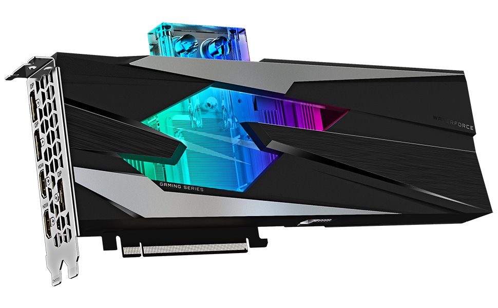 GIGABYTE RTX™ 3080 GAMING OC WATERFORCE WB 10G LHR GV-N3080GAMINGOC WB-10GD 2.0