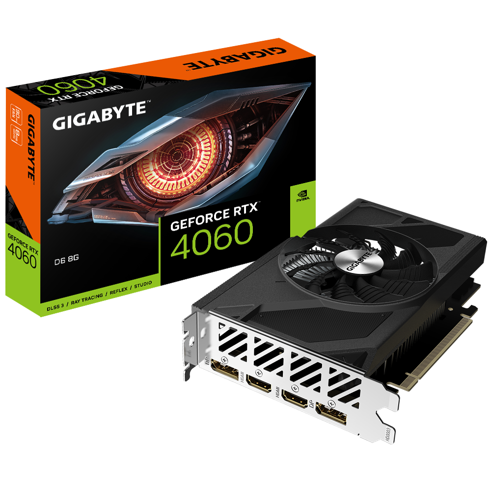 GIGABYTE RTX™ 4060 D6 8G GV-N4060D6-8GD