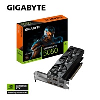 GIGABYTE VGA NVIDIA GeForce RTX 5050 Low Profile OC 8G, 8G GDDR6, 2xDP, 2xHDMI GV-N5050OC-8GL