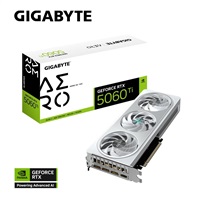 GIGABYTE VGA NVIDIA GeForce RTX 5060 Ti AERO OC 16G, 16G GDDR7, 3xDP, 1xHDMI GV-N506TAERO OC-16GD