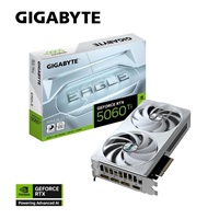 GIGABYTE VGA NVIDIA GeForce RTX 5060 Ti EAGLE ICE OC 16G, 16G GDDR7, 3xDP, 1xHDMI GV-N506TEAGLEOC ICE-16GD
