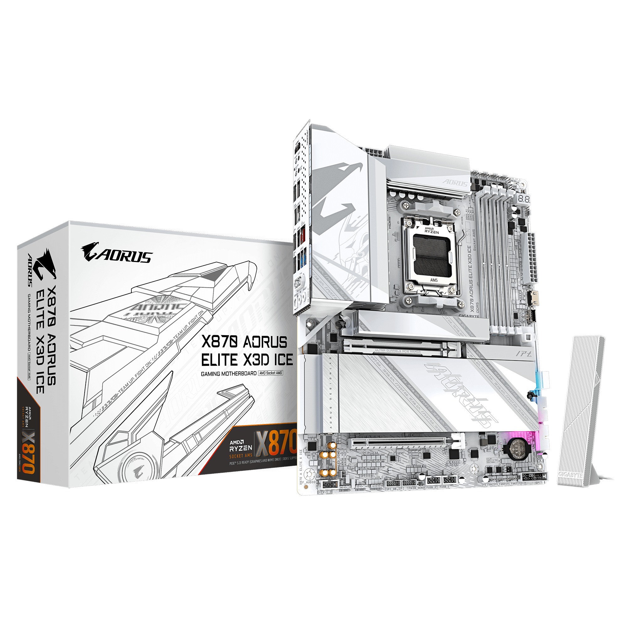 GIGABYTE X870 AORUS ELITE X3D ICE/AM5/ATX X870 A ELITE X ICE