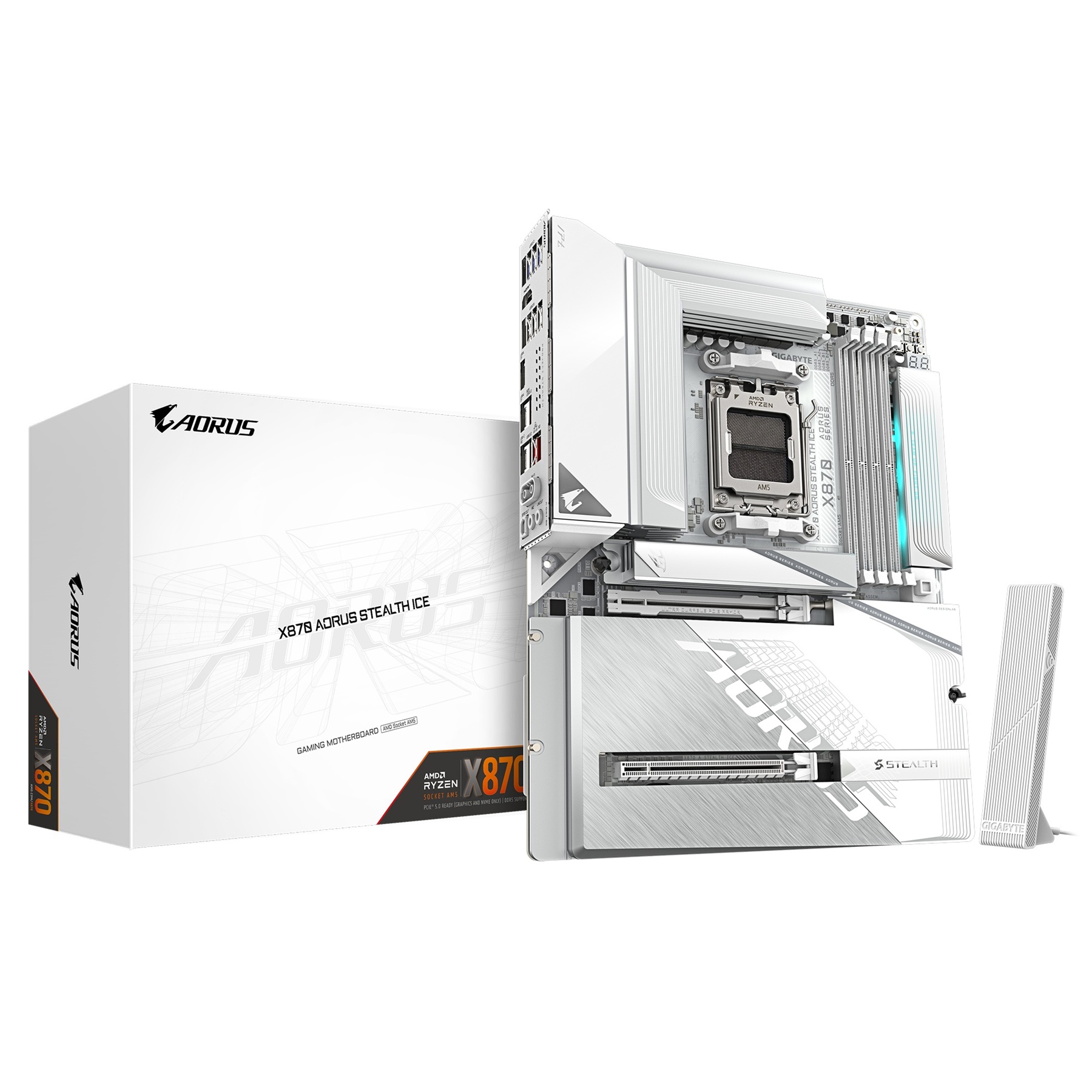 GIGABYTE X870 AORUS STEALTH ICE/AM5/ATX X870 A STEALTH ICE