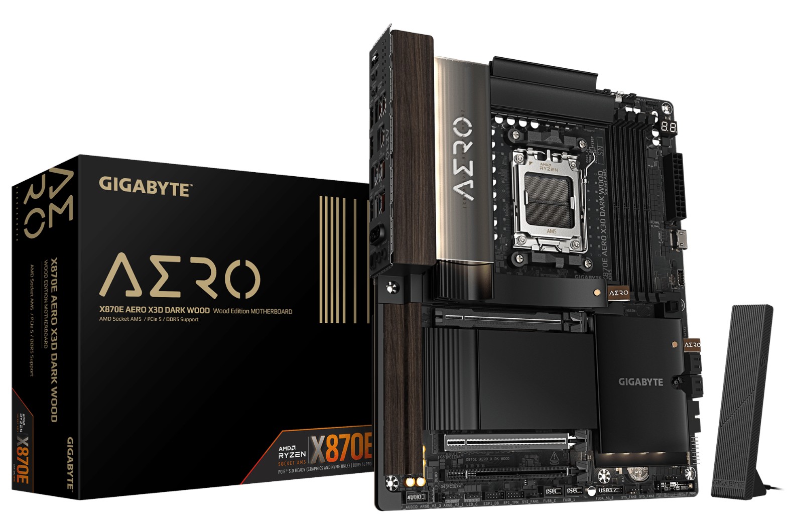 GIGABYTE X870E AERO X3D DARK WOOD/AM5/ATX X870E AERO X DK WOOD