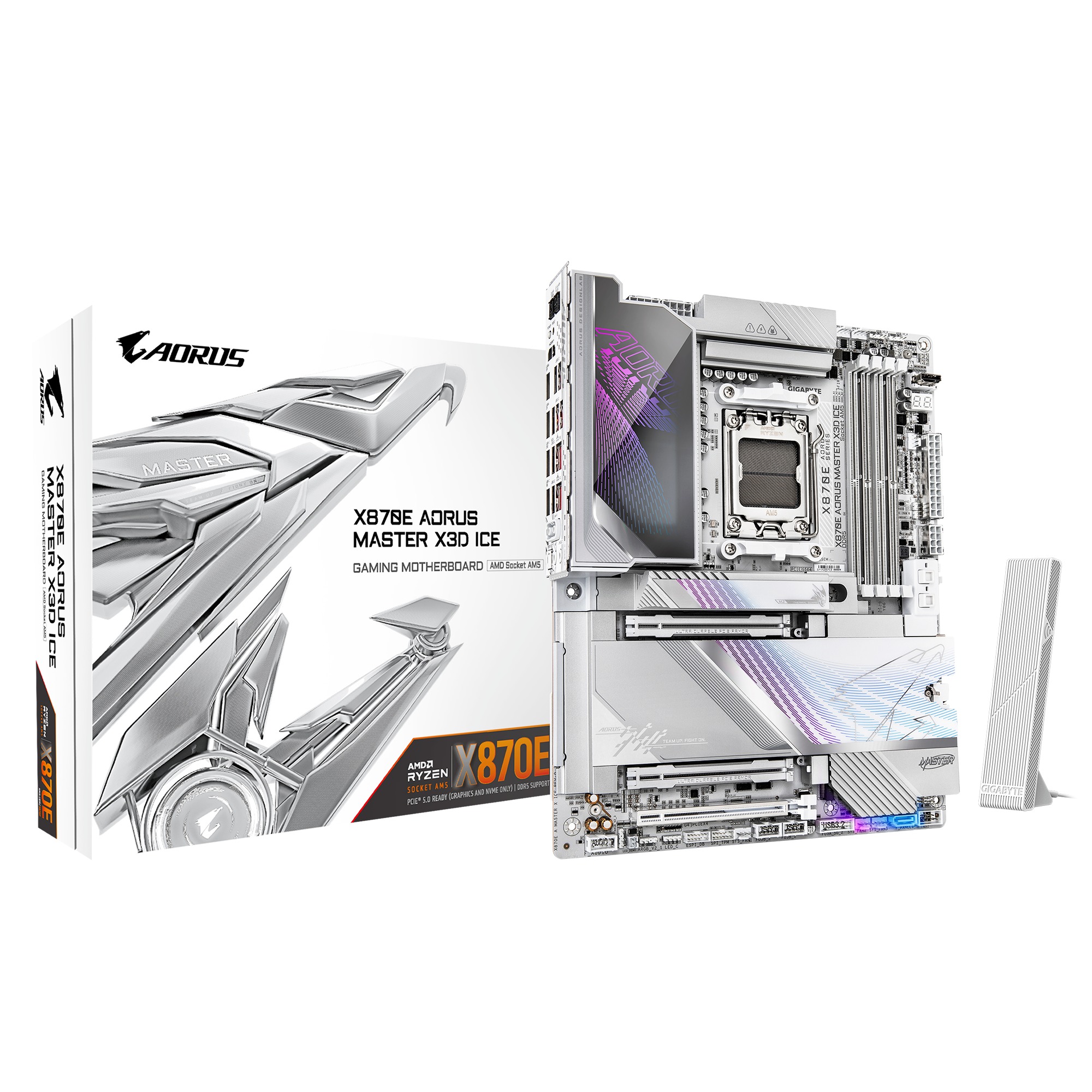 GIGABYTE X870E AORUS MASTER X3D ICE/AM5/ATX X870E A MASTER X ICE