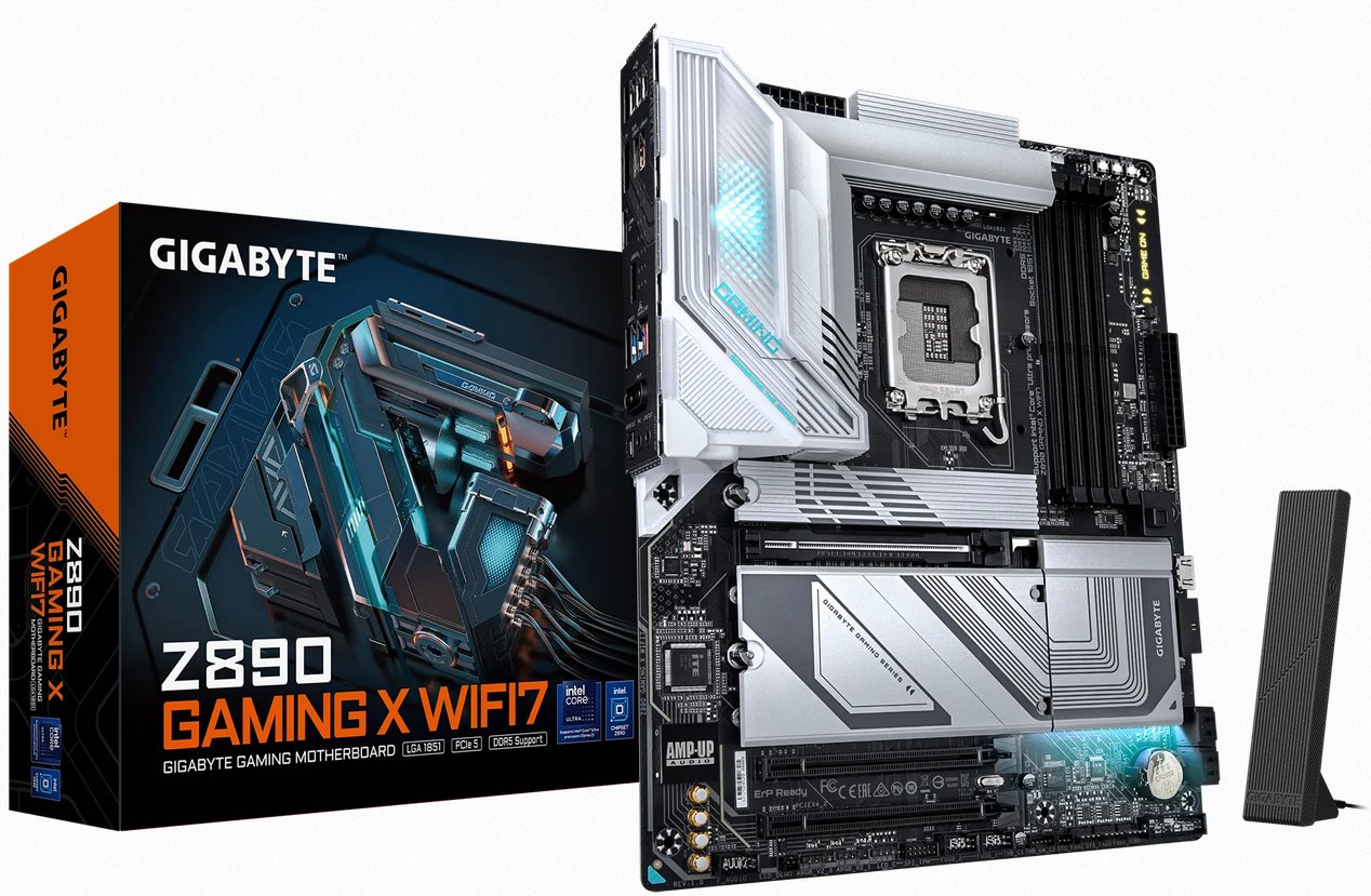 Gigabyte Z890 GAMING X WIFI7, Intel Z890, LGA1851, 4xDDR5, ATX