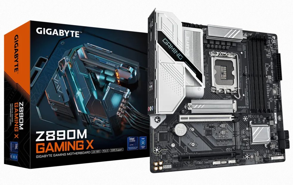 Gigabyte Z890M GAMING X, Intel Z890, LGA1851, 4xDDR5, mATX