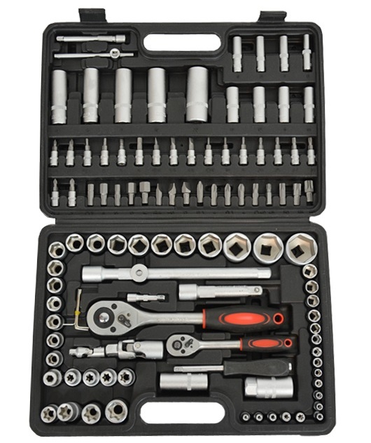 Gola súprava Geko 1/2", 1/4" 108 ks G10151