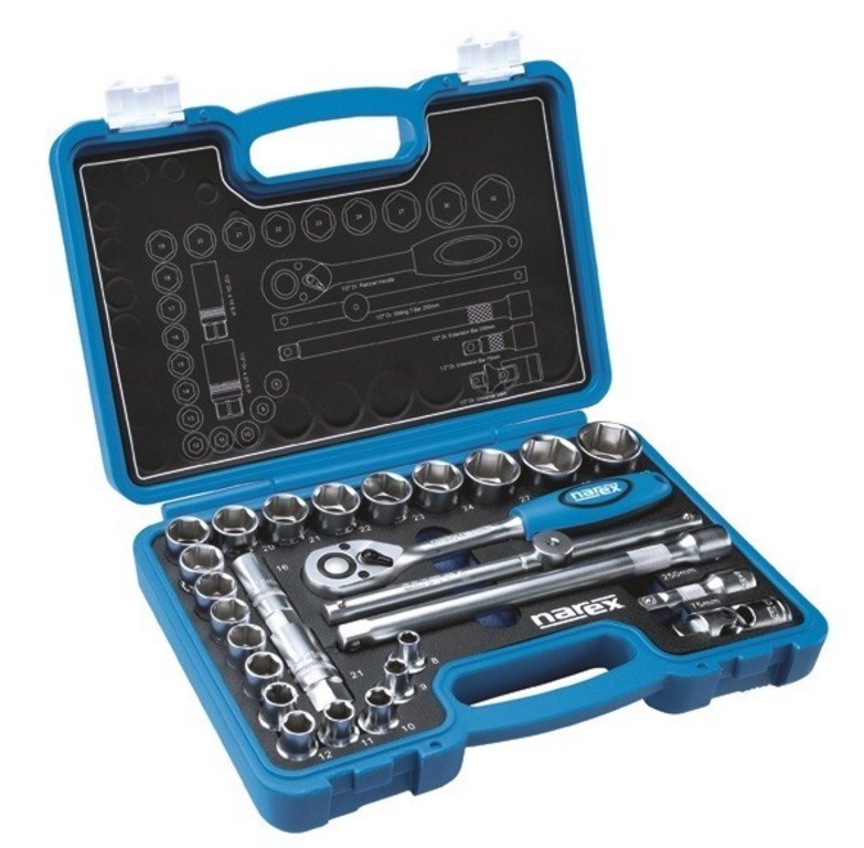 Gola súprava Narex 1/2" 27ks 443000904