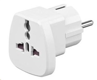 Goobay Univerzálny cestovný adaptér pre zahraničné spotrebiče do zásuvky IEC 320 C13