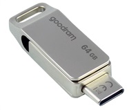 GOODRAM Flash Disk 64GB ODA3, USB 3.2, stříbrná ODA3-0640S0R11