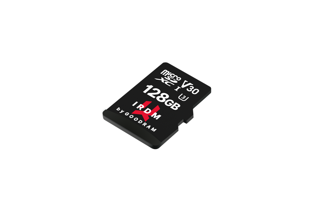 GOODRAM IRDM memory card Micro SDXC 128GB UHS-I U3 V30 + adapter IR-M3AA-1280R12