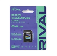 GOODRAM microSDXC karta 64GB RIVAL (R:100/W:40 MB/s), UHS-I Class 10, U3, V30 + Adapter GGSM3AA-0640R12