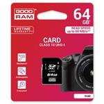 Goodram Secure Digital Card, 64GB, SDXC, S1A0-0640R11, UHS-I U1 (Class 10) S1A0-0640R12