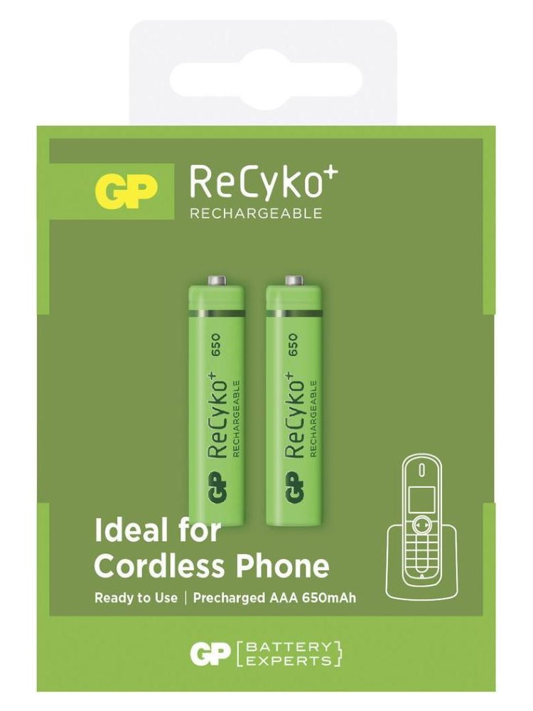 GP AAA ReCyko+ 650 series, nabíjecí, 2 ks
