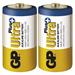 GP alkalická baterie 1,5V C (LR14) Ultra Plus 2ks blistr