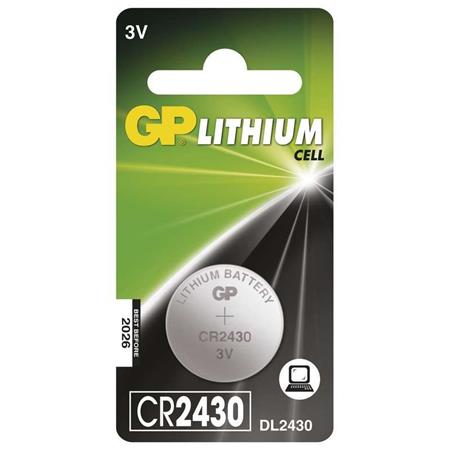 GP lithiová baterie 3V CR2430 1ks blistr GP CR2430