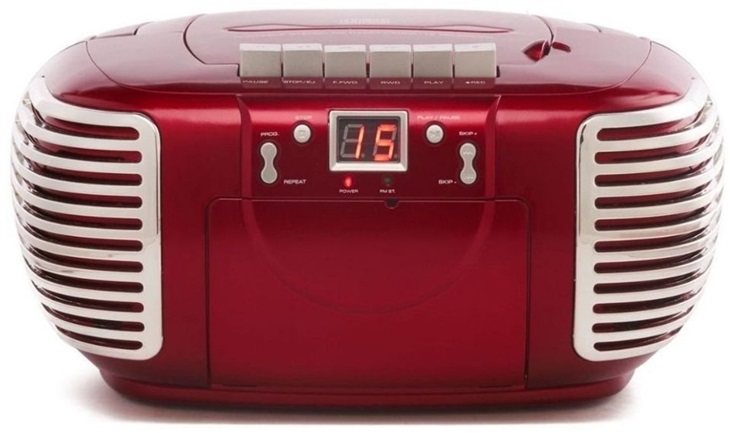 GPO PCD 299 METALLIC RED CD a kazetovy prehravac 5060237571792