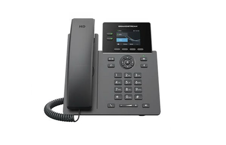 Grandstream GRP2610P SIP telefon, 2 linky, 8 VPK, barevný LCD, 2 SIP účty, PoE