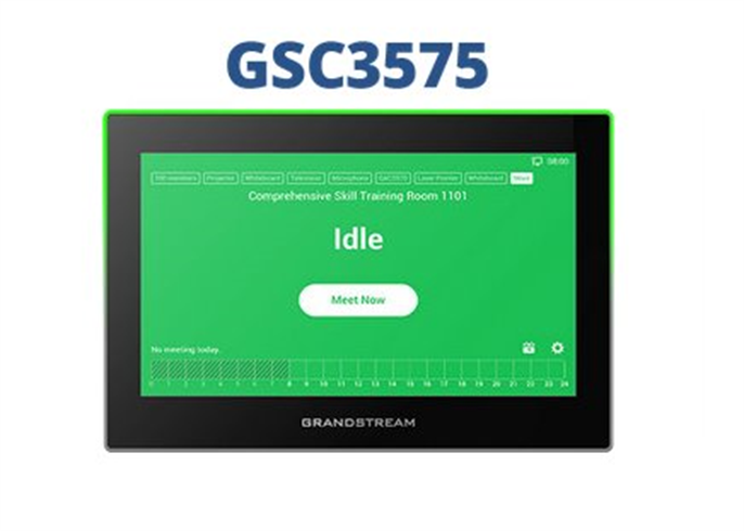 Grandstream GSC3575 SIP interkom a řídicí stanice, 7" dotyk.obrazovka, Wi-Fi 6, BT, 6 SIP účtů,černý
