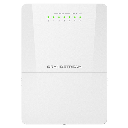 Grandstream GWN7711R venkovní L2 Lite managed switch, 5xGbE, 4xPoE+, IP66 GWN7710R