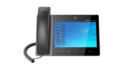 Grandstream GXV3480 SIP video telefon 8"TFT bar.dotyk.displ., Android11, 16 SIP úč.,12way audiokonf.