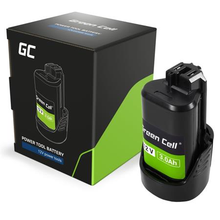 Green Cell 1600A00X79 Battery for Bosch GBA 12V Power Tools 3Ah 12 V PTBO12V3