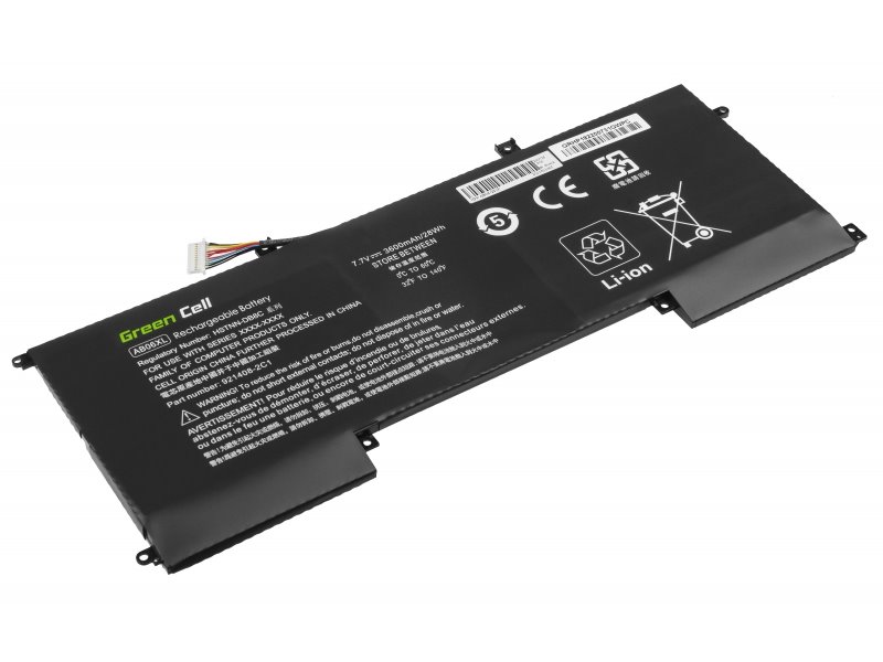 Green Cell baterie HP182/ 7.7V/ 3600 mAh/ Li-Po/ HP AB06XL HSTNN-DB8C TPN-I128 pro HP Envy 13-AD102NW 13-A / neo GCHP182