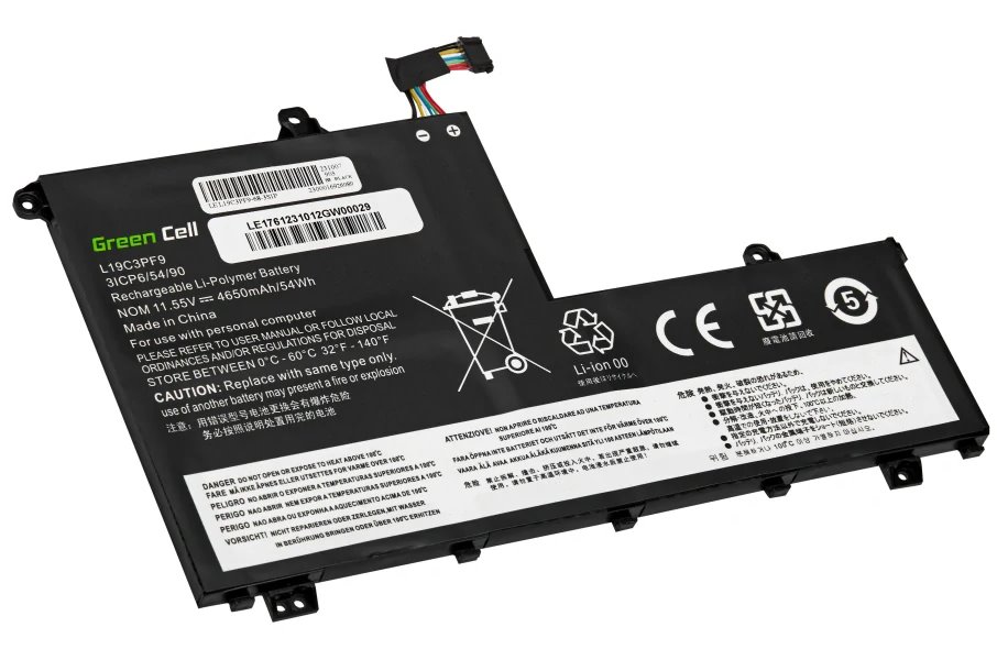 Green Cell baterie LE176/ 3-čl./ 11.55V/ 4650 mAh/ 54Wh/ Li-Ion/ pro Lenovo ThinkBook 14-IIL 14-IML 15-IIL 15-IM GCLE176