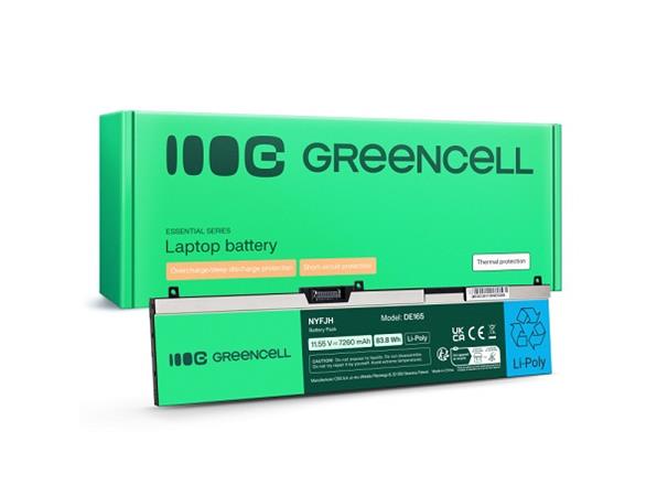 Green Cell Baterie NYFJH-6C 0NYFJH 0RY3F9 0VRX0J pro notebooky Dell Precision 15 7530 7540 7740 DE165