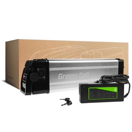Green Cell Baterie pro elektrokolo 36V 10,4Ah 396Wh Silverfish Ebike 4 pin pro Powerhog, Volta, E-Trends, Zün EBIKE12STD