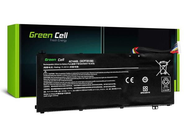 Green Cell Battery AC14A8L AC15B7L for Acer Aspire Nitro V15 VN7-571G VN7-572G VN7-591G VN7-592G i V17 VN7-791G VN7 AC54
