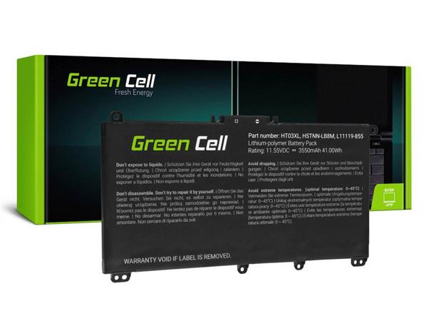 Green Cell Battery HT03XL L11119-855 for HP 250 G7 G8 255 G7 G8 240 G7 G8 245 G7 G8 470 G7, HP 14 15 17, HP Pavili HP163