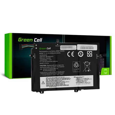 Green Cell Battery L17C3P52 L17L3P52 L17M3P53 L17M3P54 for Lenovo ThinkPad L480 L490 L580 L590 L14 L15 Gen 1 Gen 2 LE168