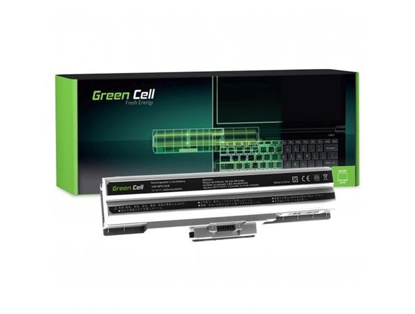 Green Cell Battery VGP-BPS13 VGP-BPS21A VGP-BPS21B for Sony Vaio VGN-FW PCG-31311M 3C1M 81112M 81212M (Silver) SY05
