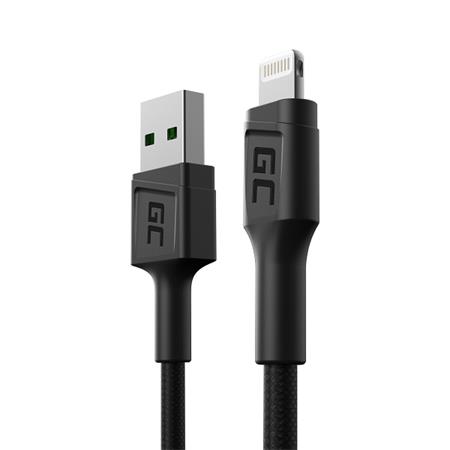 Green Cell Cable GC PowerStream USB-A - Lightning 30cm quick charge Apple 2.4A KABGC24