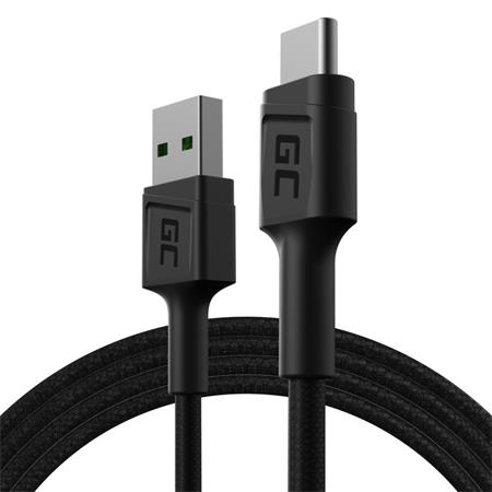 Green Cell Cable GC PowerStream USB-A - USB-C 120cm Ultra Charge, QC 3.0 KABGC22