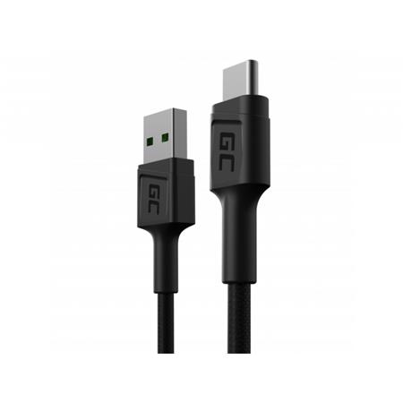 Green Cell Cable GC PowerStream USB-A - USB-C 30cm quick charge Ultra Charge, QC 3.0 KABGC25