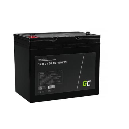 Green Cell LiFePO4 50Ah 12,8V 640Wh LFP lithium-železo-fosfát 12V s BMS pro solární panely, karavany, lodě, obytné CAV06