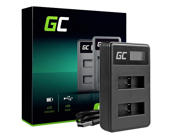 Green Cell Nabíječka baterií AHBBP-501 pro GoPro AHDBT-501, Hero 5 Hero 6 Hero 7 HD Černá Bílá Stříbrná Edition ( ADCB20