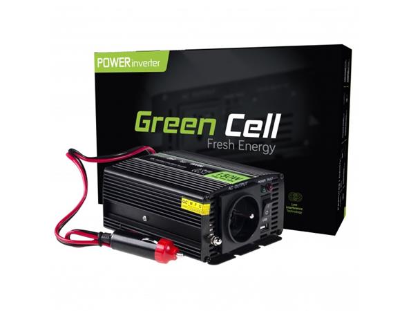 Green Cell Power Inverter 12V to 230V 150W/300W Modified sine wave INV06