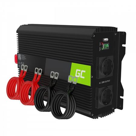 Green Cell Power Inverter PRO 12V to 230V 3000W/6000W Modified sine wave INVGC12
