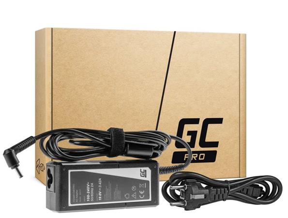 Green Cell PRO Charger / AC Adapter 19V 3.42A 65W for Asus F553 F553M F553MA R540L R540S X540S X553 X553M X553MA Z AD41P