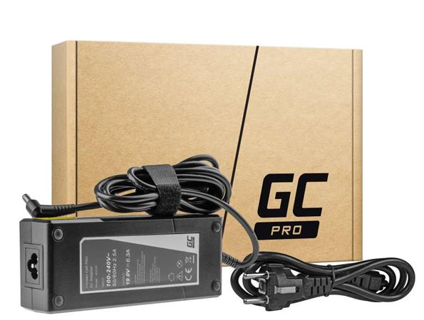 Green Cell PRO Charger / AC Adapter 19V 6.3A 120W for Asus G56 G60 K73 K73S K73SD K73SV F750 X750 MSI GE70 GT780 AD22P